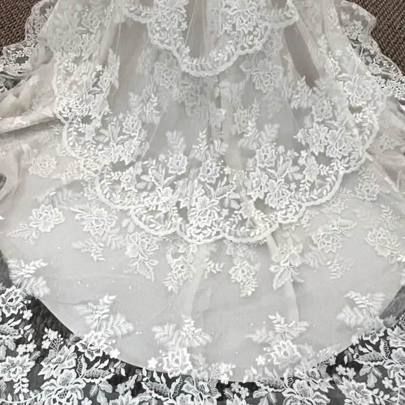 Casablanca Bridal Gown Iris 2244 Size 14 Champagne/Ivory/Silver - Picture 8 of 12